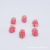 Queen's Pink Pressed Nine-Tail Fox 16mm Personalized DIY Pendant Clothing Technology Ornament Accessories