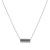 Temperamental Cold Style Stainless Steel Cylindrical Necklace Bamboo Pipe-Shaped Minimalist Necklace Clavicle Chain Solid Color Titanium Steel Necklace