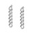 Korean Style New Simple Chain Earrings Internet Celebrity Same Fashion All-Match Stainless Steel Earrings