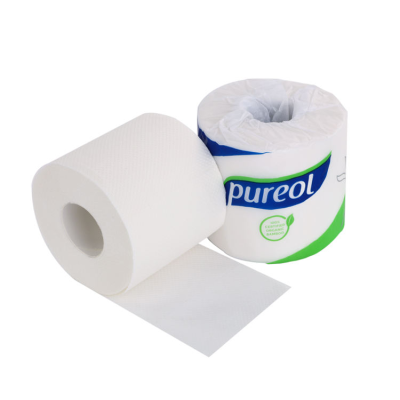 Export Hollow Roll Paper Home Use and Commercial Use Toilet Paper Printable Logo Cabinet Tissue Factory Customization
