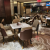 Five-Star Hotel Solid Wood Dining Chair Holiday Inn Modern Light Luxury Dining Chair Buffet Restaurant Solid Wood Chair