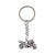 Spot Motorcycle Keychain Stainless Steel Key Pendant Student Schoolbag Pendant Car Key Accessories