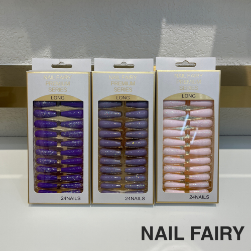 nail art ballet nail advanced pure color wear nail false nail patch removable nail sticker