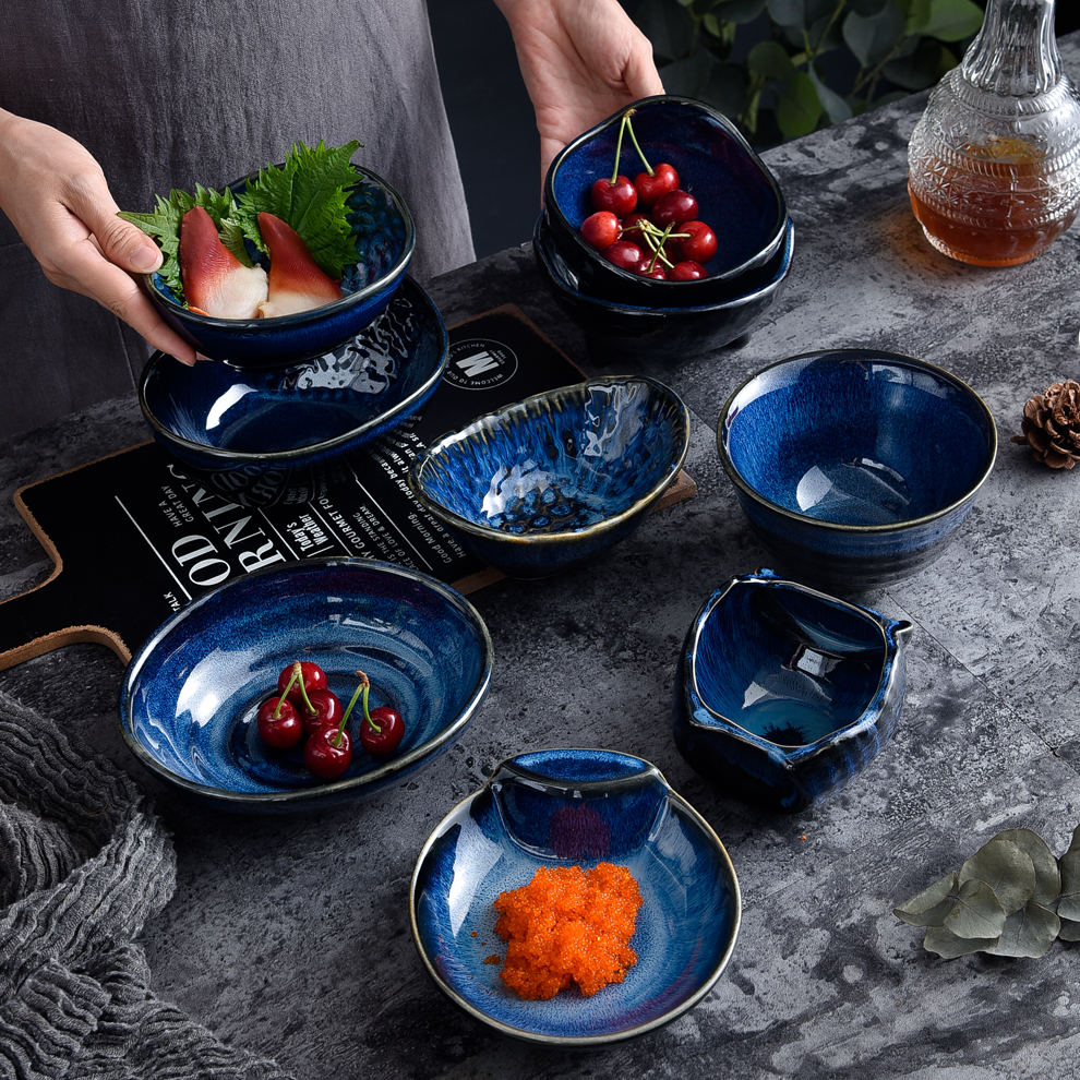 时尚居家碗碟套装 北欧家用个性创意餐盘饭碗小菜碟陶瓷餐具套装