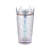 LD European Retro Embossed Glass Creative Crown Mermaid Water Cup Household Clear with Cover Juice Cup