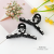 Internet Celebrity Updo Shark Clip Barrettes Back Head Barrettes Headdress Female Hairpin Black and White Plaid Classic Style