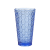 LD European-Style Retro Embossed Glass Creative Glass Primary Color Water Cup Household Juice Cups Daily Tableware