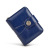Cross-Border 2022 New Coin Purse Women 'S Oil Wax Leather Small Card Holder Card Clamp Vintage Flower Stitching Clutch Y890