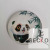 Factory Direct Sales Crystal Glass Panda Refridgerator Magnets, Customizable Company Guest Pictures