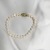 6mm Natural Pearl Bracelet 14K Gilded Women Sweet and Simple Versatile Korean Style Titanium Steel Bracelet Twin