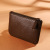 Coin Purse Women's Solid Color Pu Soft Leather Litchi Pattern Glossy Zipper Coin Bag Adult Privacy Storage Bag Pocket Bag