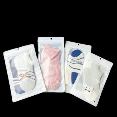 2022 Custom Printed White Clothing Underwear Garment Socks J