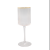 LD Ins Nordic Golden Trim Glass Water Cup Creative Striped Transparent Champagne Glass Red Wine Glass Household Goblet