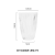 Ld Household Vertical Pattern Glass Creative Transparent Water Cup Simple Colorful Cup Juice Cup Beverage Cup