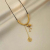 Gourd Fu Necklace Female Clavicle Chain New Trendy Personality Affordable Luxury Titanium Steel Ornament Simple Elegant Accessories