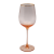 LD Simple Striped Gilt Edging Glass Cup Coral Champagne Glass Red Wine Glass Household Goblet