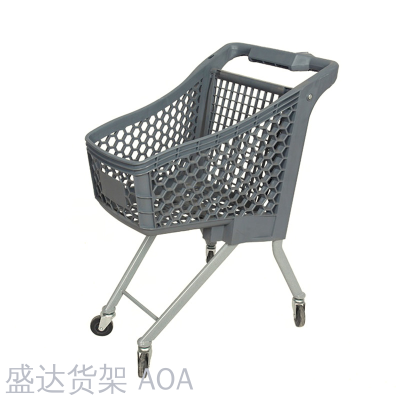 Shopping mall children shopping cart Supermarket mini mini cart Plastic colored baby shopping cart