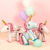 Children's Balloon Decoration New 3D Pony Toy Aluminum Foil Balloon Birthday Party Cartoon Unicorn Aluminum Film Balloon