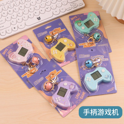 Mini Handle Tetris Game Console Nostalgic Ornaments Leisure Educational Creative Toys Cultural and Creative Peripheral Hot Sale