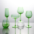 LD Creative Vertical Pattern Apple Green Glass Fresh Red Wine Glass Home Daily Champagne Glass Water Cup