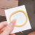 New Color Rubber Band for Hair Ties Headband Korean Simple High Elastic Ponytail Hair Ring Basic Leather Cover Girl Rubber Band