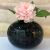 New Chinese Style Black Gilding Glass Floor Vase Home Sample Room Soft Decoration Desktop Flower Arrangement Ornaments