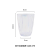 Ld Household Vertical Pattern Glass Creative Transparent Water Cup Simple Colorful Cup Juice Cup Beverage Cup