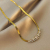 High-Grade Necklace for Women 2022 New Trendy Light Luxury Minority Design Temperament Titanium Ornament Personalized Clavicle Chain