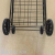 Wire mesh convenient shopping cart/folding grocery cart/trolley with climbing lever