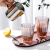 LD Household Vertical Grain Glass Creative Glass Simple Champagne Cup Juice Cup Beverage Cup