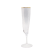 LD Ins Japanese Style Golden Trim Glass Creative Strange Shape Transparent Champagne Glass Red Wine Glass Household Goblet