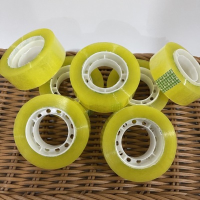 Stationery Adhesive Tape Students' Supplies Tape Laminating Film Small Tape Office Tape 1 Yuan Supply Gift Stall Wholesale