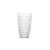 LD European-Style Retro Embossed Rivet Glass Clear Glass Cup Juice Cup Gargle Cup Water Cup Set