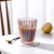 LD Household Vertical Grain Glass Creative Glass Simple Champagne Cup Juice Cup Beverage Cup