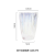 Ld Household Vertical Pattern Glass Creative Transparent Water Cup Simple Colorful Cup Juice Cup Beverage Cup