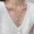 Starry Pearl Titanium Steel Necklace for Women New Niche Design Advanced Gold Clavicle Chain Autumn/Winter Sweater Chain