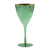 LD Japanese Hammer Tone Glass Creative Emerald Glass Red Wine Champagne Glass Electroplating Cup Decorative Cup