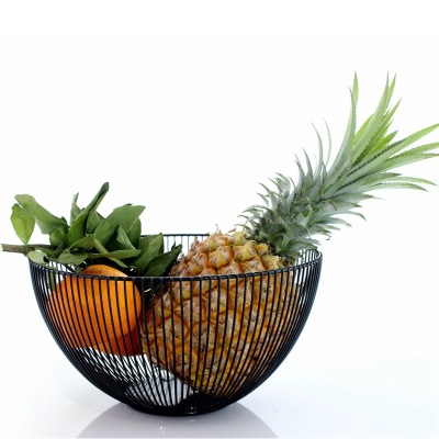 Simple Fruit Basket European Style Living Room Fruit Plate Home Fruit Pot Creative Home Storage Basket Creative Fruit Plate Iron Basket