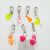 603 Cartoon Key Button Metal Keychain with Pendant Key Iron Button 1 Yuan Supply Gift Supply Department Store