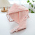 Coral Fleece Thickened Head Towel Comfortable Absorbent Quick-Drying Cute Girl Solid Color Home Hair-Drying Cap Leaves Shower Cap