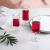 LD Ins Japanese Style Pink Glass Creative Household Wine Glass Wine Glass Fresh Color I-Shaped Cup