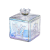 LD European-Style Embossed Butterfly-Shaped Glass Storage Tank with Lid Cotton Swab Can Cereal Can Storage Tank Kitchen Supplies