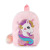 New Unicorn Plush Backpack Girls Kindergarten Small School Bag Cartoon Toddler Decorative Bag Uniocrn