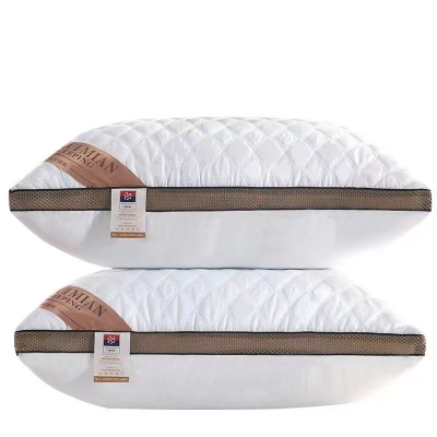 Fuaina Three-Dimensional Skin-Friendly Cotton Feather Fabric Pillow Interior High and Low Pillow