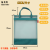 Transparent Mesh File Bag Student A4 Material Sorting Bag Double Layer Zipper Large Capacity Tutorial Carrying Case