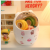 Cute Desktop Simple Flap Trash Can with Lid for Student Dormitory Small Cute Bear Storage Box Pen Holder