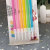 6 Polish Rod Birthday Candles Party Celebration Cake Baking Decoration Candles Creative Color Long Brush Holder Pencil Candles