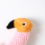 New Cartoon Parrot Hemp Rope Plush Toy Containing Ringing Paper Sound Dogs and Cats Bite-Resistant Interactive Relieving Stuffy Pet Supplies