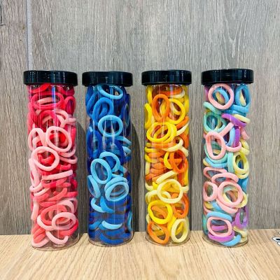 New Color Basic Style Seamless Towel Ring Head Rope Simple Hair Band for Girls Korean Style Tie-up Hair Canned Hair Ring