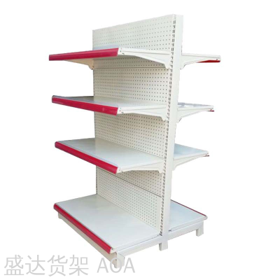 Supermarket Shelf Single-Sided Wire-Wrap Board Display Shelf Supermarket Shelf Double-Sided Hardware Store Convenience Store Shelf